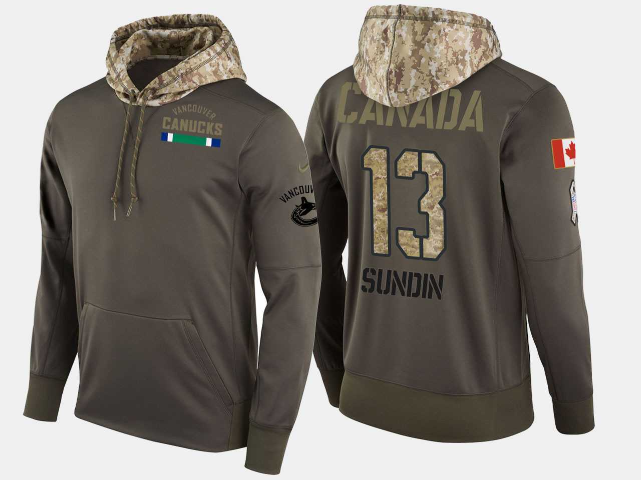 Nike Canucks 13 Mats Sundin Retired Olive Salute To Service Pullover Hoodie,We sell and wholesale Nike Canucks 13 Mats Sundin Retired Olive Salute To Service Pullover Hoodie on line form chian!